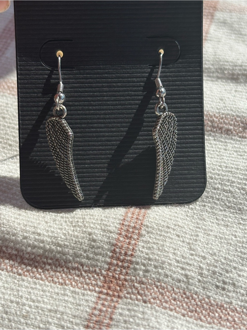 Silver Wing Dangle Earrings - Women Jewelry